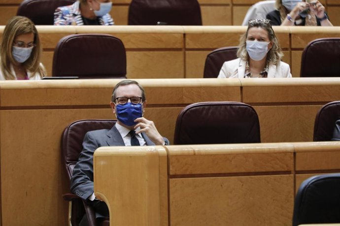 El portavoz del Partido Popular en el Senado, Javier Maroto.