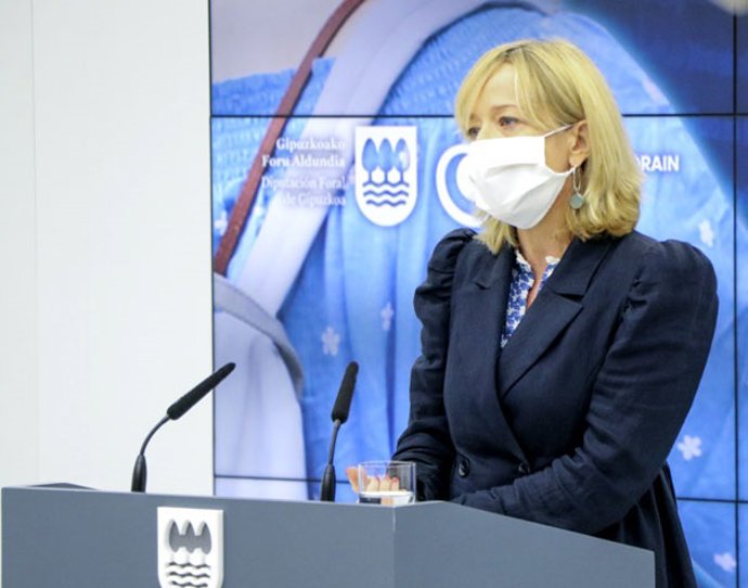 La portavoz de la Diputación de Gipuzkoa, Eider Mendoza