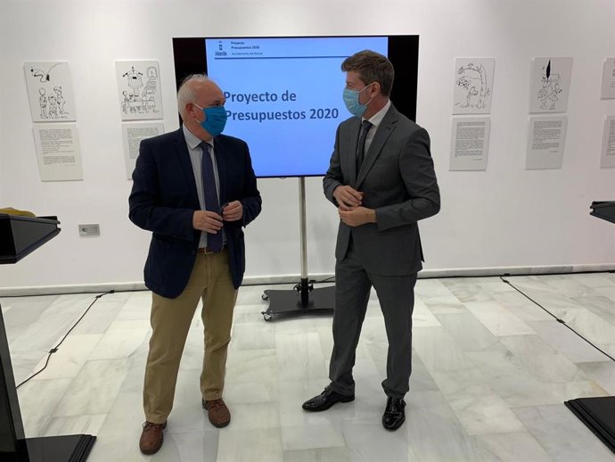 Imagen de la rueda de prensa de presentación de los presupuestos