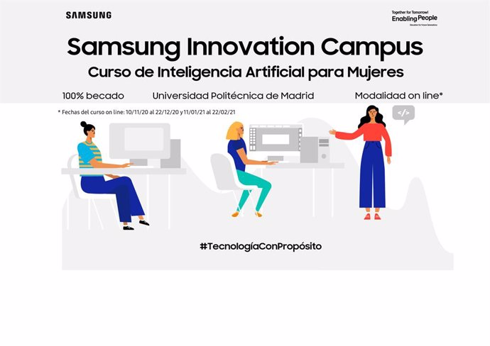 Samsung anuncia un nuevo curso de Inteligencia Artificial gratuito para mujeres 
