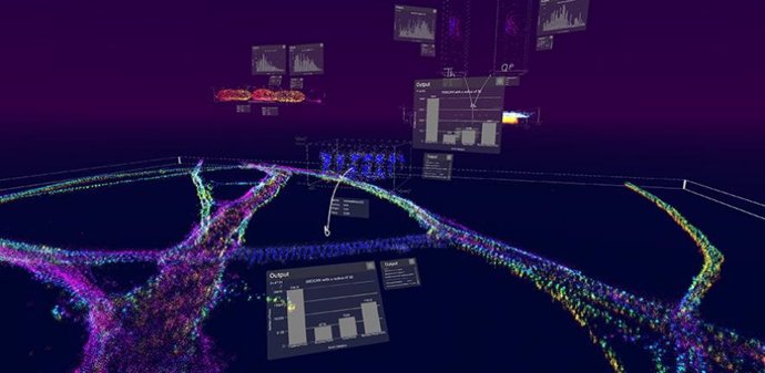 Un software de realidad virtual permite 'andar' dentro de las células