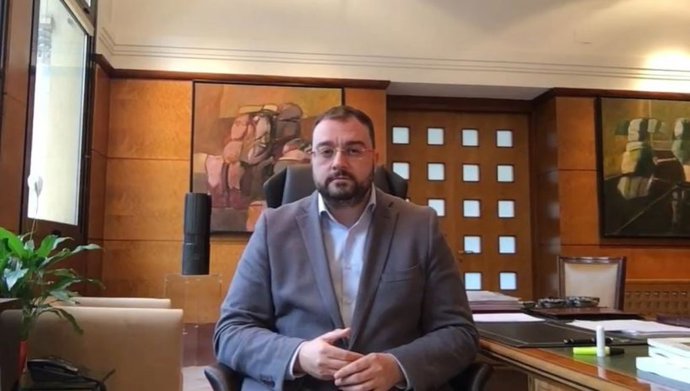 El presidente del Principado, Adrián Barbón.