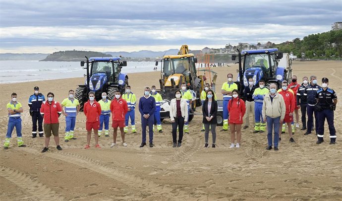 Santander controlará el aforo de las playas con personal en los accesos y dispositivos de cuenteo de usuarios