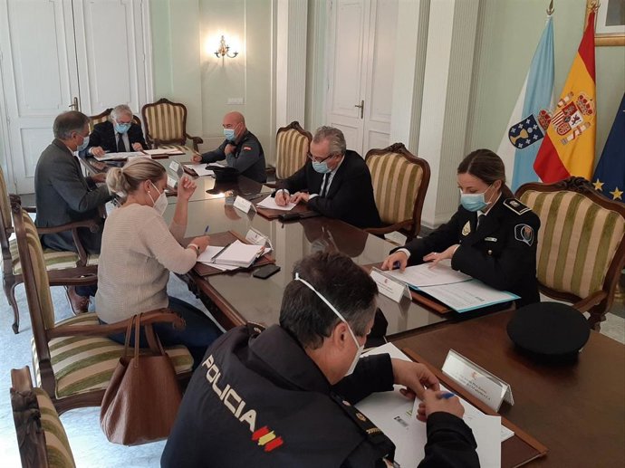 Reunión del Cecor en la Subdelegación del Gobierno en Ourense.