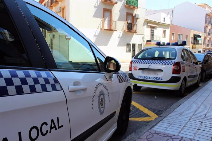 Vehículos de la Policía Local de Linares