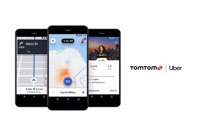 Acuerdo entre TomTom y Uber.