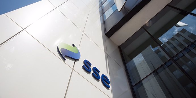 Logo de SSE en una de sus sedes.