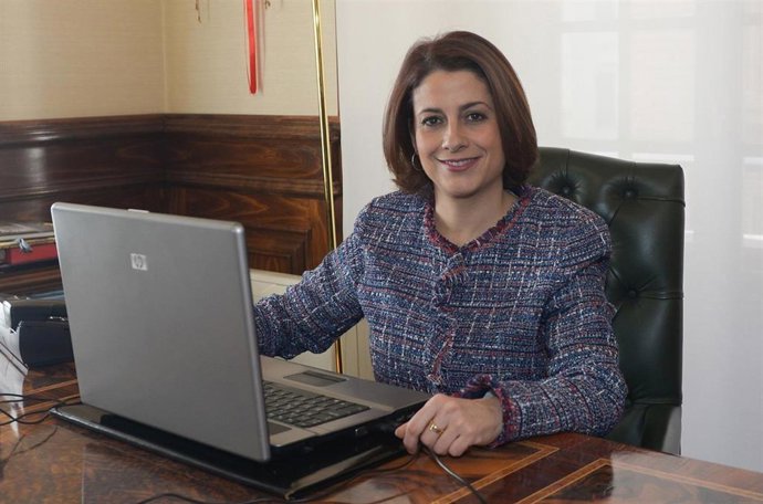 La alcaldesa de Teruel, Emma Buj.