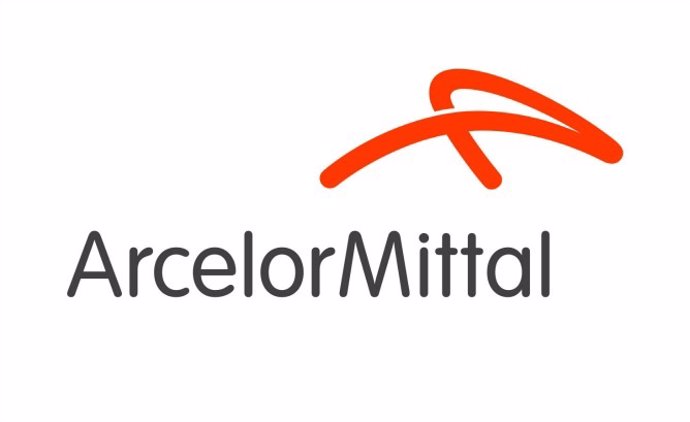 Logo de la siderúrgica ArcelorMittal.