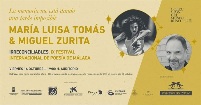 Programa del IX Festival Irreconciliables de Málaga en la Colección del Museo Ruso
