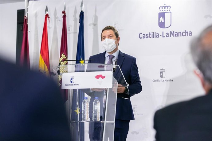 El presidente de C-LM, Emiliano García-Page, en Illescas