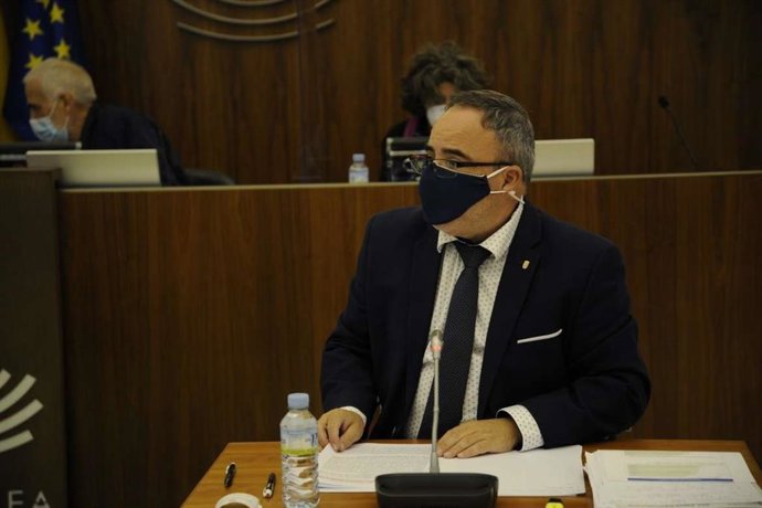 El director general de Turismo, Francisco Martín Simón, en la Asamblea