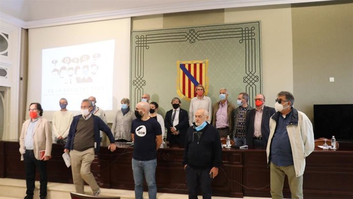 Entidades baleares presentan el Foro de la Sociedad Civil en el Parlament.