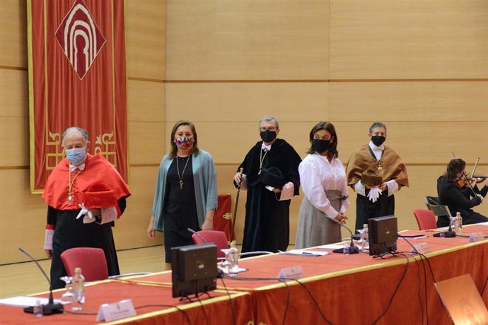 Acto académico de apertura del curso académico 2020-2021 en la UCLM