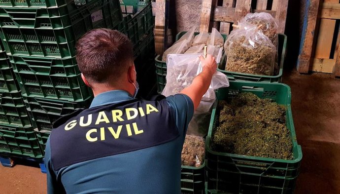 Desmantelado un centro de procesado y envasado de marihuana en un cortijo de la Alpujarra de Granada