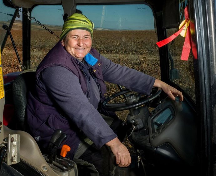 Adelfa Gómez. Agricultora de ARAG-ASAJA