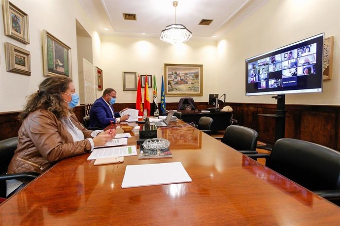 El alcalde de Mérida, Antonio Rodríguez Osuna, participa en la reunión de Ciudades Patrimonio