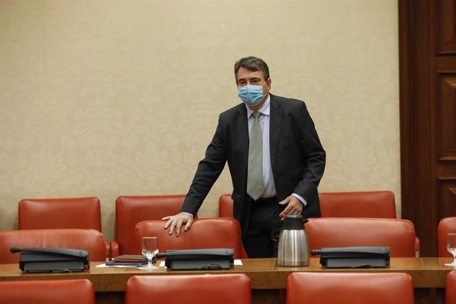 El portavoz del PNV en el Congreso de los Diputados, Aitor Esteban, durante la Junta de Portavoces en el Congreso