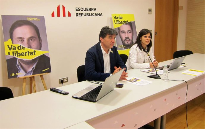 Sergi Sabri i  Marta Vilalta, ERC.