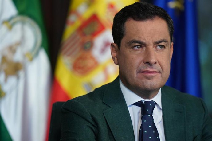 El presidente del PP-A y de la Junta, Juanma Moreno