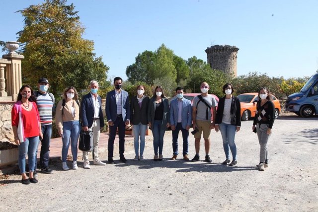 Participantes en el viaje de prensa.