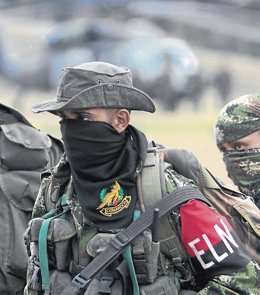 Un guerrillero del Ejército de Liberación Nacional (ELN) de Colombia. Imagen de archivo.