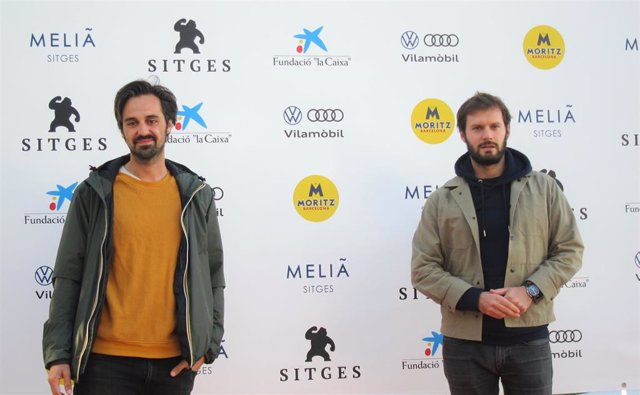 Romain Quirot y Hugo Becker, en la presentación del Festival de Sitges de Le dernier voyage de Paul W.R