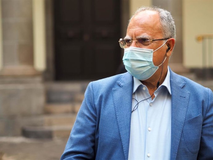 El portavoz del Grupo Parlamentario Agrupación Socialista Gomera (ASG), Casimiro Curbelo