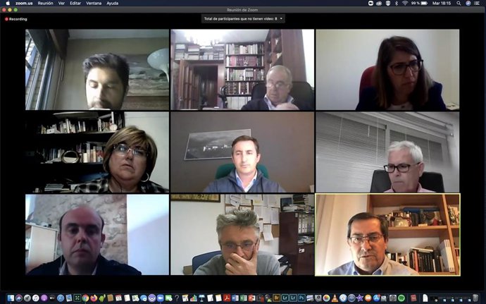 Reunión telemática entre la Diputación de Granada y el sector agroalimentario