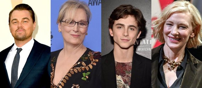 Leonardo DiCaprio, Meryl Streep, Cate Blanchett y Timothée Chalamet, juntos en Dont Look Up, lo nuevo de Adam McKay