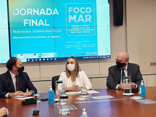 Marifrán Carazo en Focomar en Algeciras