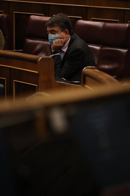 El portavoz del PNV en el Congreso, Aitor Esteban, en el Pleno del Congreso