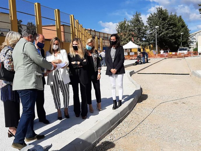 Marifrán Carazo en la calle Bombita en Algeciras