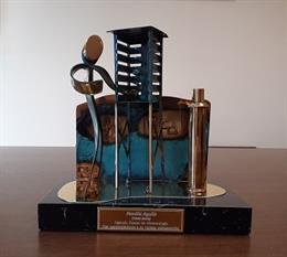 Placa conmemorativa entregada por la AEMET a la Familia Agulló por su ininterrumpida tarea de observación desde el año 1949.