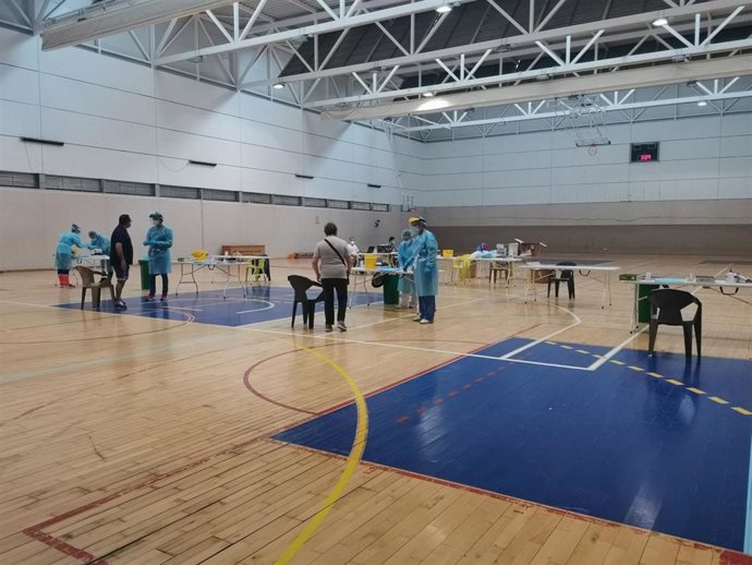 Pruebas del cribado masivo en Linares/Archivo