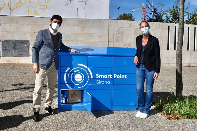 Girona empieza un plan piloto de paquetería inteligente y de cero emisiones. Girona, 15 de octubre de 2020.