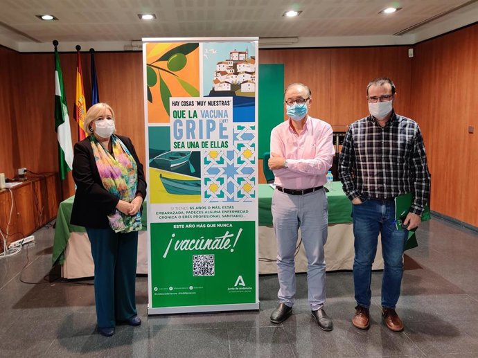 Presentación de la campaña de la gripe en Huelva.