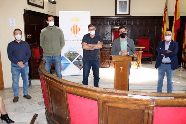 Rueda de prensa del alcalde de Sagunt, Darío Moreno, sobre el brote en el albergue Casa Nova