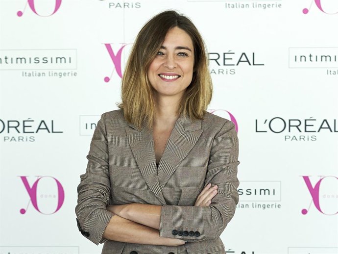Sandra Barneda attends 'Poder Femenino' by Yo Dona at the Espacio Tower on November 16, 2017 in Madrid, Spain.