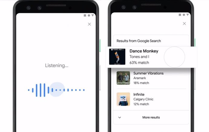 Google ayuda a identificar una canción con solo tararearla 