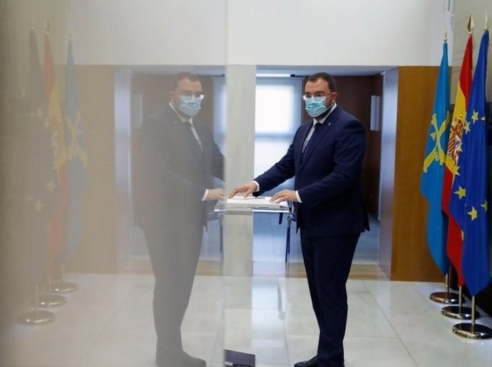 El presidente del Principado, Adrián Barbón.