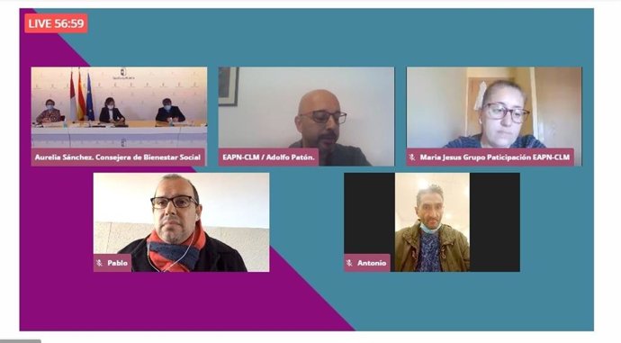 Videoconferencia sobre pobreza