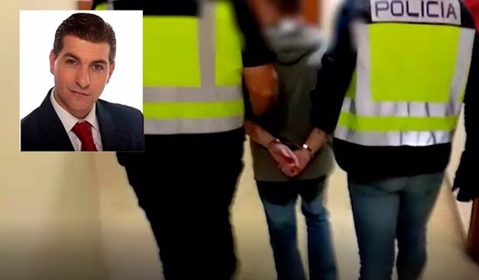 Imágenes de la detención en Zaragoza por parte de la Policía Nacional de César Román Virueta, el conocido como Rey del cachopo