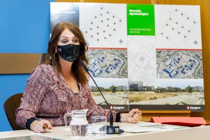 La consejera de Economía, Innovación y Empleo del Ayuntamiento de Zaragoza, Carmen Herrarte