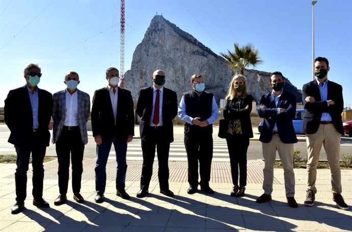 Dirigentes de Vox ante Gibraltar