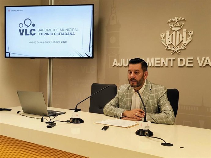 El concejal de Gestión del conocimiento del Ayuntamiento de Valncia, Carlos Galiana.