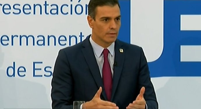Rueda de prensa en Bruselas del presidente del Gobierno, Pedro Sánchez