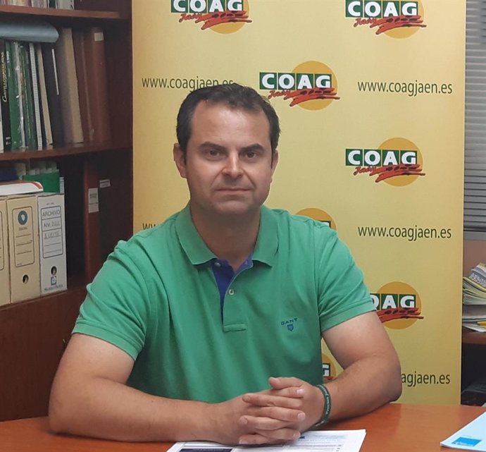 El secretario general de COAG-Jaén, Juan Luis Ávila, en una imagen de archivo.