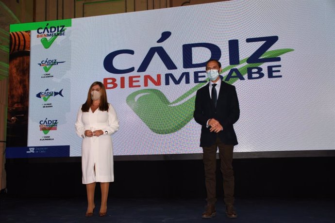 Irene García en la presentación de Cádiz Bienmesabe