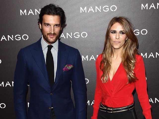 Rafael Medina and Laura Vecino attend the Mango new collection launch at Centre Pompidou on May 17, 2011 in Paris, France.